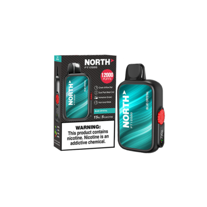 North FT12000 (Dispo) (12000Puff)(15mL)  -  Qty per pack 5 Blue Crystal 50mg