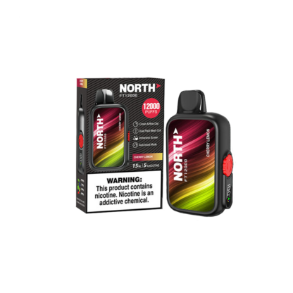 North FT12000 (Dispo) (12000Puff)(15mL)  -  Qty per pack 5 Cherry Lemon 50mg