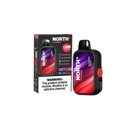 North FT12000 (Dispo) (12000Puff)(15mL)  -  Qty per pack 5 Raspberry Grape 50mg