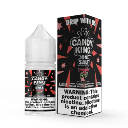 Candy King (LIQ Salt)(30mL)  -  Qty per pack 1 Strawberry Pop Drops 50mg