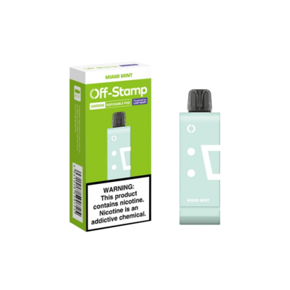 Off Stamp (Dispo Only)(50mg 9000Puff 13mL) SW9000  -  Qty per pack 10 Miami Mint 50mg