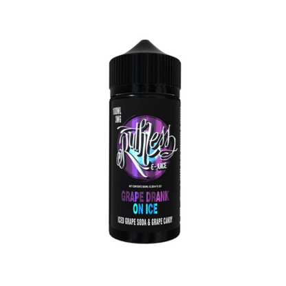 Ruthless (LIQ FB)(100mL)  -  Qty per pack 1 Grape Drank on Ice 00mg