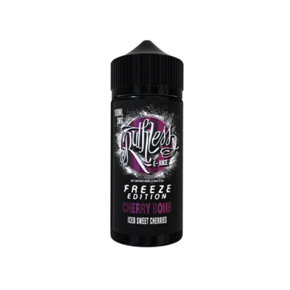 Ruthless (LIQ FB)(100mL) Freeze  -  Qty per pack 1 Cherry Bomb Iced 00mg