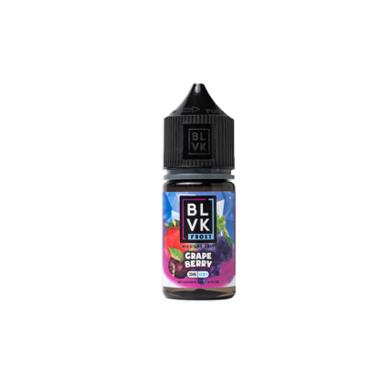 BLVK (LIQ Salt)(30mL) Frost  -  Qty per pack 1 Grape Berry Ice 35mg