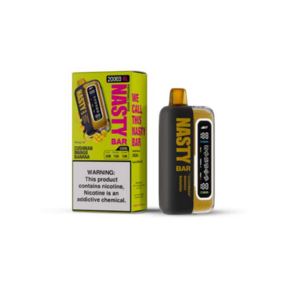 Nasty Bar XL (Dispo) (20000Puff)(17mL)  -  Qty per pack 5 Cushman Mango Banana 50mg