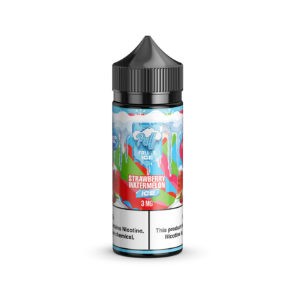 Puff Labs (LIQ FB)(100mL) Fruits Ice  -  Qty per pack 1 Strawberry Watermelon Ice 00mg