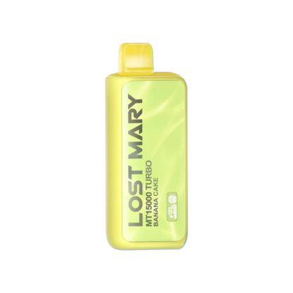 Lost Mary MT15000 Turbo (Dispo) (15000Puff)(16mL)  -  Qty per pack 5 Banana Cake 50mg