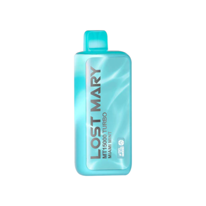 Lost Mary MT15000 Turbo (Dispo) (15000Puff)(16mL)  -  Qty per pack 5 Miami Mint 50mg