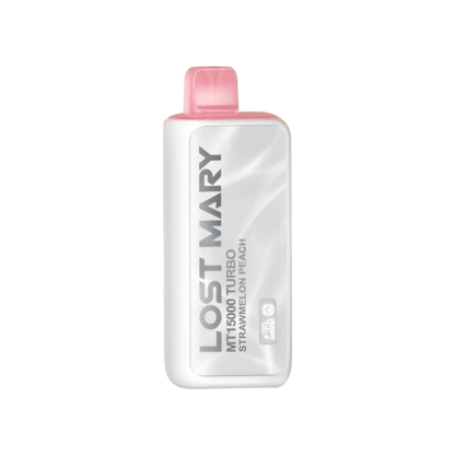 Lost Mary MT15000 Turbo (Dispo) (15000Puff)(16mL)  -  Qty per pack 5 Strawmelon Peach 50mg