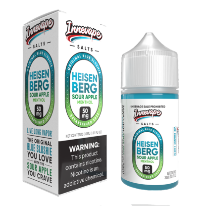 Innevape (LIQ Salt)(30mL)  -  Qty per pack 1 Heisenberg Sour Apple Menthol 24mg