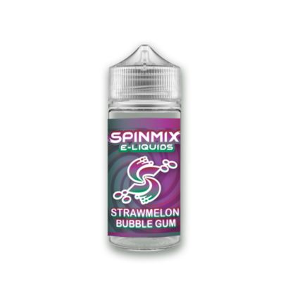 Spinmix E-Liquid (LIQ FB)(100mL)  -  Qty per pack 1 Strawmelon Bubble Gum 06mg