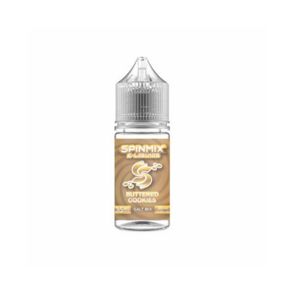 Spinmix E-Liquid (LIQ Salt)(30mL)  -  Qty per pack 1 Buttered Cookies 35mg