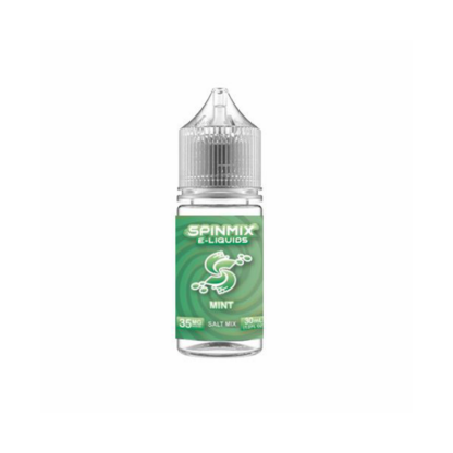 Spinmix E-Liquid (LIQ Salt)(30mL)  -  Qty per pack 1 Mint 35mg