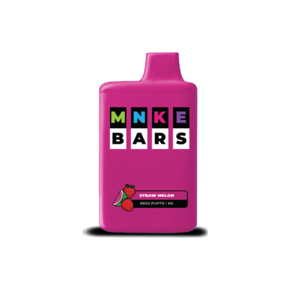 Vapetasia MNKE Bars XL (Dispo) (25000Puff)(18mL)  -  Qty per pack 5 Straw Melon 50mg