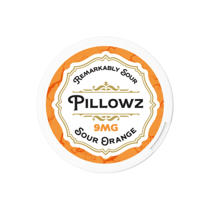 Pillowz TFN (DSPLY 5pc)(Nic Pouch)(20ct Can)(SAS)  -  Qty per pack 1 Sour Orange 09mg