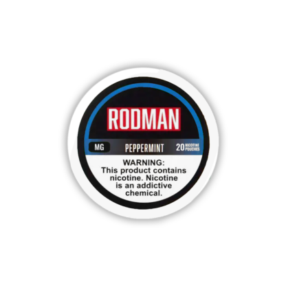 Rodman (DSPLY 5pc)(Nic Pouch)(20ct Can)  -  Qty per pack 1 Peppermint (SAS) 06mg