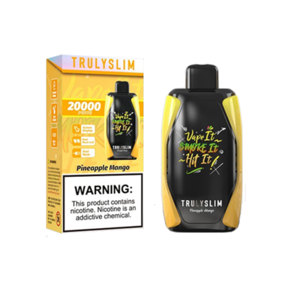 Truly Bar Trulyslim 20K (Dispo) (20000Puff)(18mL)  -  Qty per pack 5 Pineapple Mango 50mg