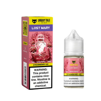 Urban Tale Lost Mary (LIQ Salt)(30mL)  -  Qty per pack 1 Strawberry Ice 35mg