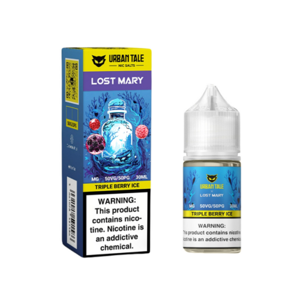 Urban Tale Lost Mary (LIQ Salt)(30mL)  -  Qty per pack 1 Triple Berry Ice 35mg