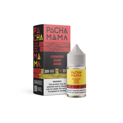 Pachamama Plus Metatine (LIQ Salt)(30mL)  -  Qty per pack 1 Strawberry Orange Banana 25mg