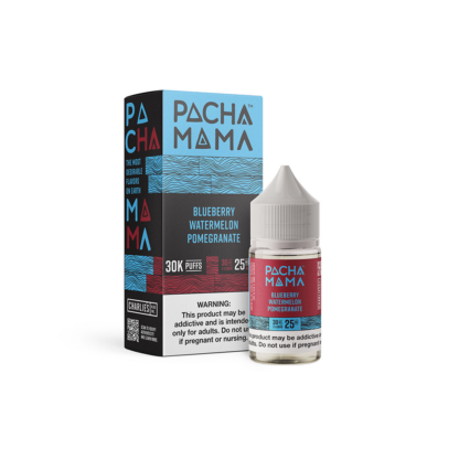 Pachamama Plus Metatine (LIQ Salt)(30mL)  -  Qty per pack 1 Blueberry Watermelon Pomegranate 25mg