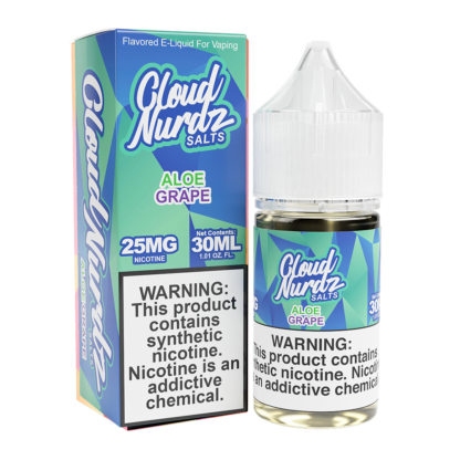 Cloud Nurdz (LIQ Salt)(30mL) TF-Nic  -  Qty per pack 1 Aloe Grape 25mg