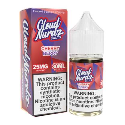 Cloud Nurdz (LIQ Salt)(30mL) TF-Nic  -  Qty per pack 1 Cherry Berry 25mg