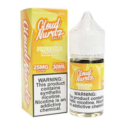 Cloud Nurdz (LIQ Salt)(30mL) TF-Nic  -  Qty per pack 1 Pineapple Mango 25mg