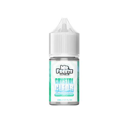 Mr. Freeze (LIQ Salt)(30mL) TFN  -  Qty per pack 1 Crystal Clear (Sweet Mint Menthol) 50mg