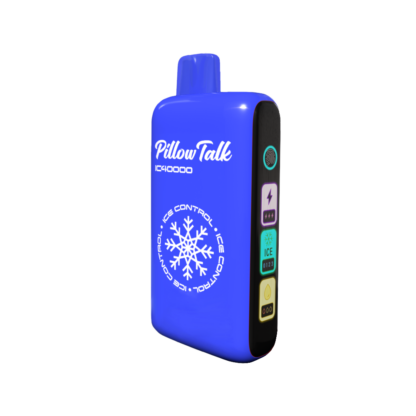 Pillow Talk IC40000 (Dispo) (40000Puff)(20mL)  -  Qty per pack 5 Blue Razz Ice 50mg