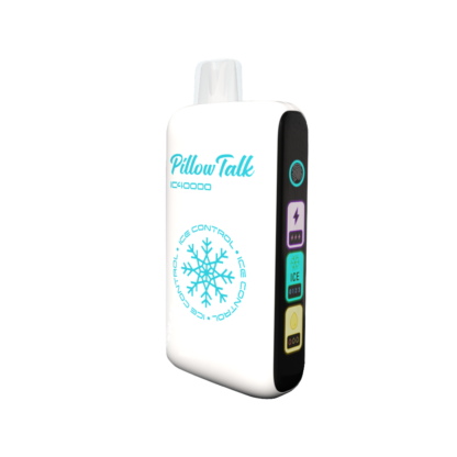 Pillow Talk IC40000 (Dispo) (40000Puff)(20mL)  -  Qty per pack 5 White Gummy Ice 50mg