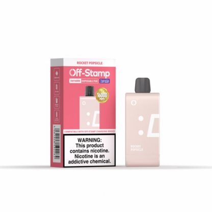 Off Stamp (Dispo Only)(50mg 16000Puff 17mL) SW16000  -  Qty per pack 5 Rocket Popsicle 50mg