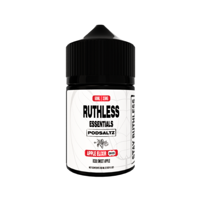 Ruthless (LIQ Salt)(60mL) Essentials  -  Qty per pack 1 Apple Elixir on Ice 35mg