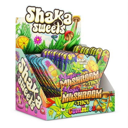 Shaka Sweets (Shroom)(Gummies)(800mg 8ct Pouch) Magic  -  Qty per pack 1 POG THCV