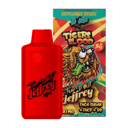 HiXotic (DispoDelta)(3g) Trap'd Out Jeffrey  -  Qty per pack 1 Tiger's Blood