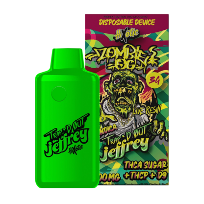 HiXotic (DispoDelta)(3g) Trap'd Out Jeffrey  -  Qty per pack 1 Zombie OG