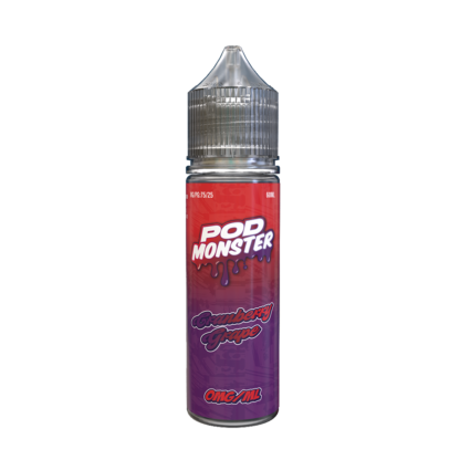 Pod Monster (LIQ FB)(60mL)  -  Qty per pack 1 Cranberry Grape 00mg