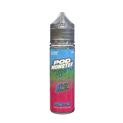 Pod Monster (LIQ Salt)(60mL)  -  Qty per pack 1 Jelly Bear 20mg