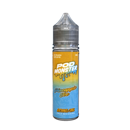 Pod Monster (LIQ Salt)(60mL)  -  Qty per pack 1 Pineapple Ice 20mg