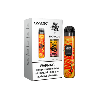 SMOK (Collab Bundle) Novo Pro (Kit PS) + Daddy's Vapor (LIQ Salt)(10mL)  -  Qty per pack 1 Color:  Zen Haus - Flavor: Nirvana 50mg