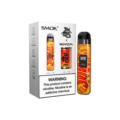 SMOK (Collab Bundle) Novo Pro (Kit PS) + Daddy's Vapor (LIQ Salt)(10mL)  -  Qty per pack 1 Color:  Zen Haus - Flavor: Rebirth 50mg