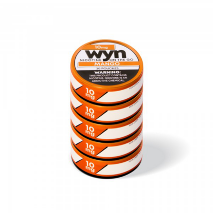 WYN (DSPLY 5pc)(Nic Pouch)(20ct Can)  -  Qty per pack 1 Mango 06mg (SAS)