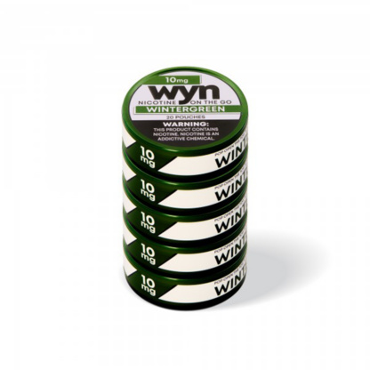 WYN (DSPLY 5pc)(Nic Pouch)(20ct Can)  -  Qty per pack 1 Wintergreen 06mg (SAS)