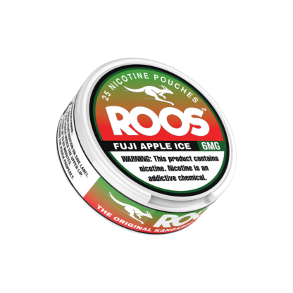 Roos (DSPLY 5pc)(Nic Pouch)(25ct Can)  -  Qty per pack 1 Fuji Apple Ice 06mg (SAS)