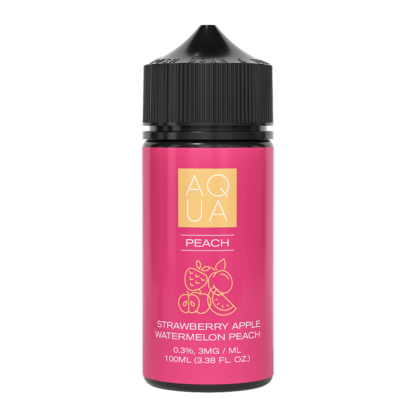 Aqua (LIQ FB)(100mL)  -  Qty per pack 1 Pure Peach 00mg