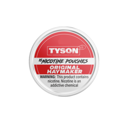 Tyson 2.0 (DSPLY 5pc)(Nic Pouch)(15ct Can)  -  Qty per pack 1 Original Haymaker 04mg