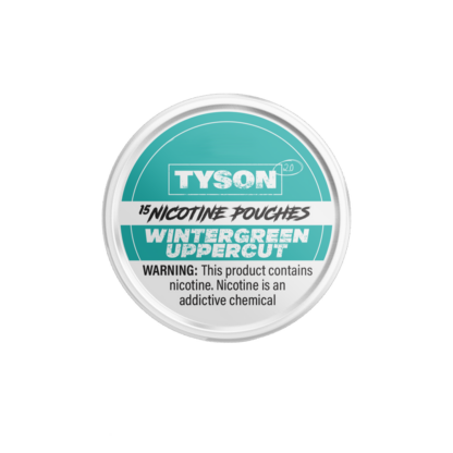 Tyson 2.0 (DSPLY 5pc)(Nic Pouch)(15ct Can)  -  Qty per pack 1 Wintergreen Uppercut 04mg