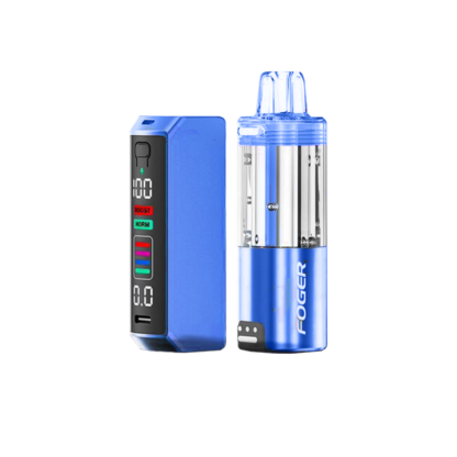 Foger Switch Pro Starter Kit (Dispo) (30000Puff)(19mL)  -  Qty per pack 5 Blue Razz Ice 50mg