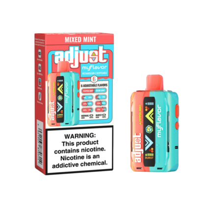 Adjust MyFlavor (Dispo) (40000Puff)(20mL)  -  Qty per pack 5 Mixed Mint 50mg