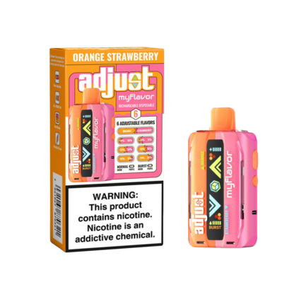 Adjust MyFlavor (Dispo) (40000Puff)(20mL)  -  Qty per pack 5 Orange Strawberry 50mg